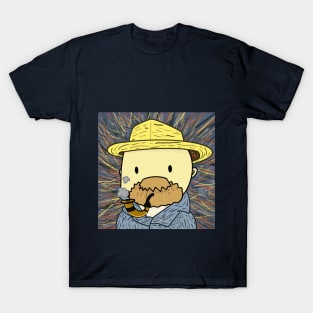 Kawaii Van Gogh Self Portrait T-Shirt